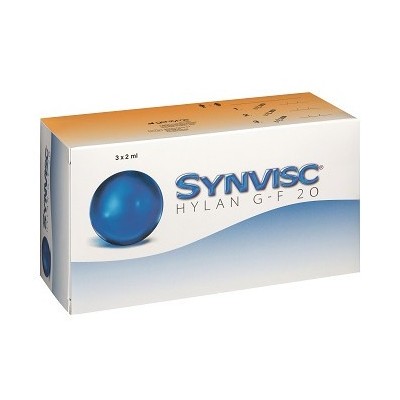 Synvisc Hylan GF20 16mg/2ml x 3 ** DWUPAK** + 4 maseczki FFP2
